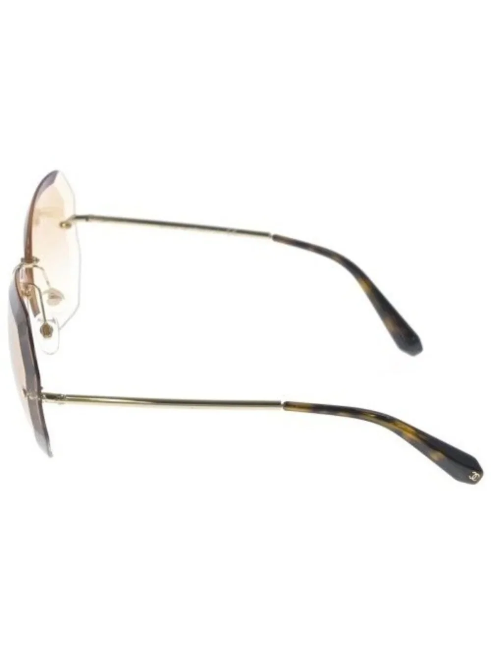 Chanel Sunglasses Eyewear Gold